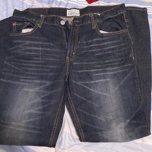 Dark colored jeans